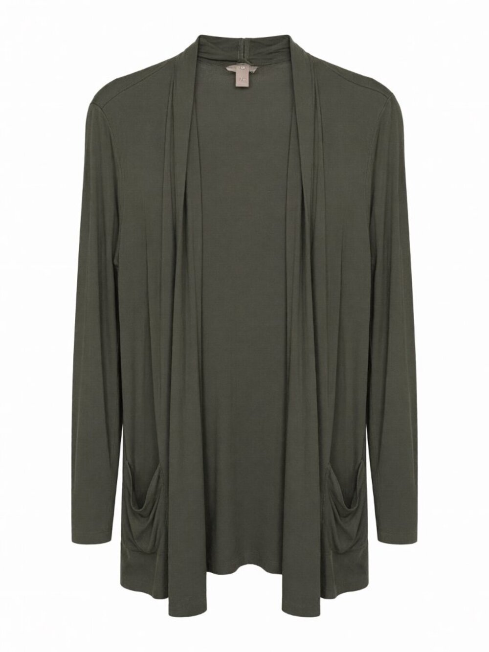 J.Jill Women's Open Front Cardigan Green M